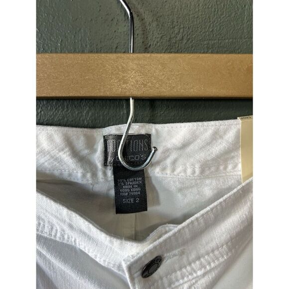 Additions by chico Womens Cropped Chino Pants Size 2 NWT - Picture 3 of 3